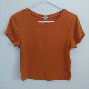Bozzolo Mustard crop top L
